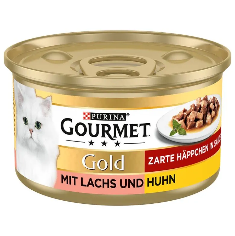 Økonomipakke: 48 x 85 g Gourmet Gold Møre Bidder
