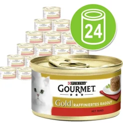 Økonomipakke: 24 x 85 g Gourmet Gold Raffineret Ragout