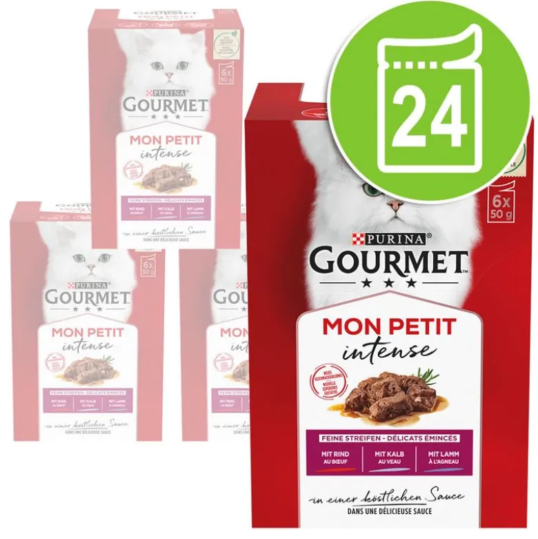 Økonomipakke: 24 x 50 g Gourmet Mon Petit