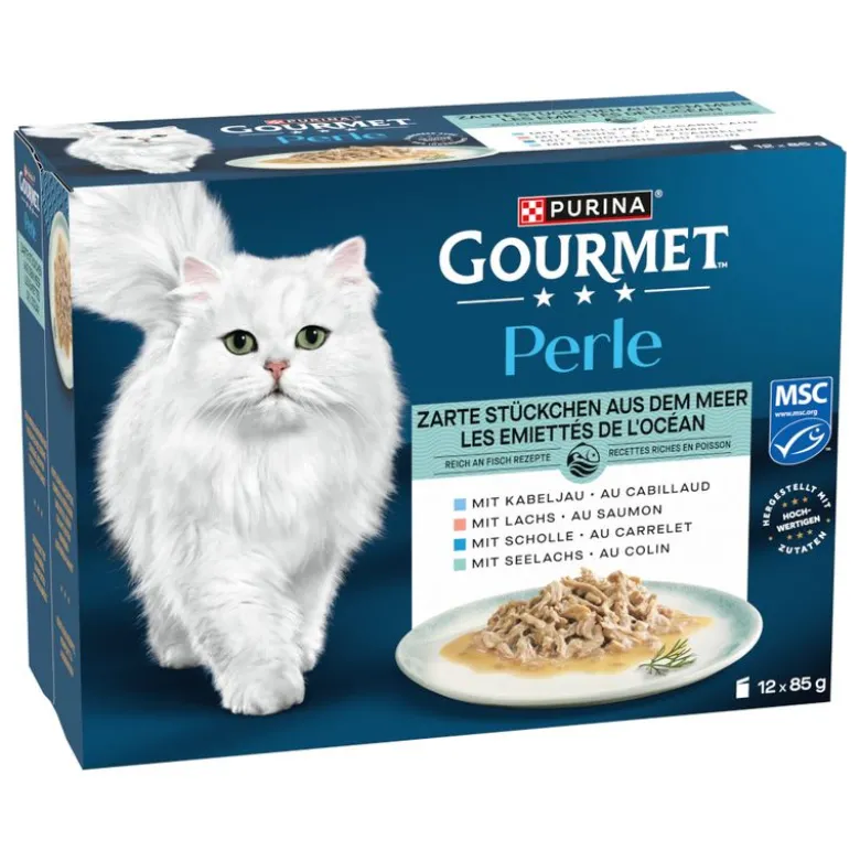 Økonomipakke: 24 x 85 g Gourmet Perle Blandet udvalg