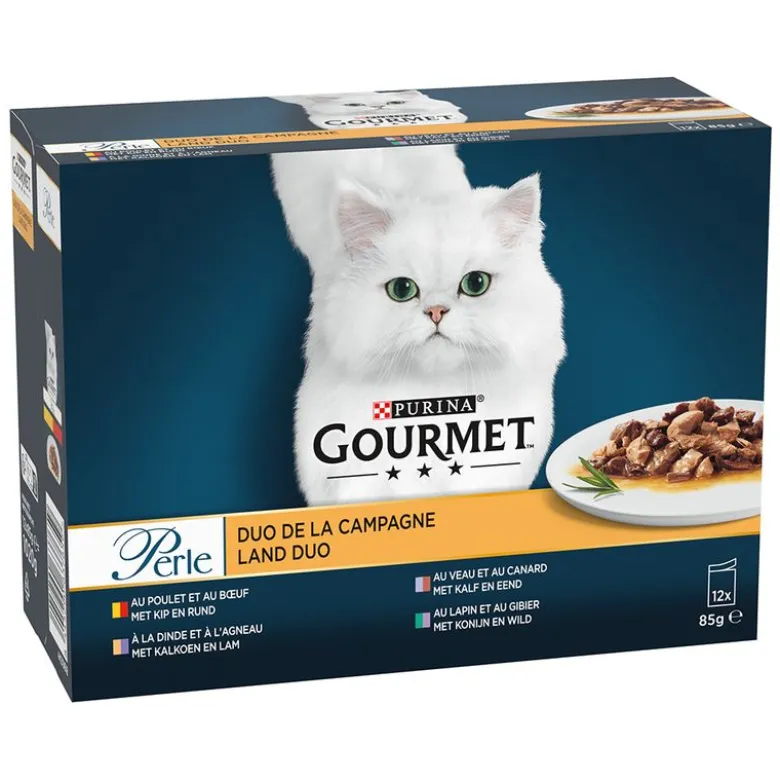 Økonomipakke: 24 x 85 g Gourmet Perle Blandet udvalg
