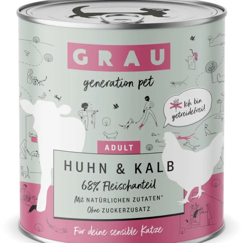 Økonomipakke: 24 x 800 g GRAU Adult kornfri dåser