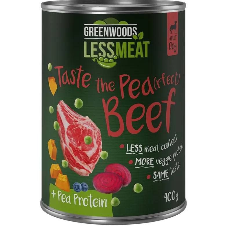 Økonomipakke: 12 x 400 g Greenwoods Less Meat
