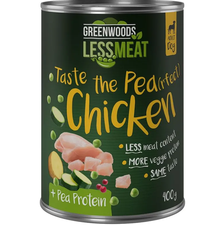 Økonomipakke: 24 x 400 g Greenwoods Less Meat