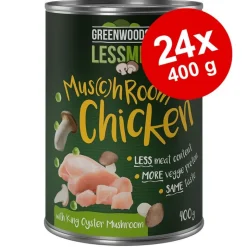 Økonomipakke: 24 x 400 g Greenwoods Less Meat