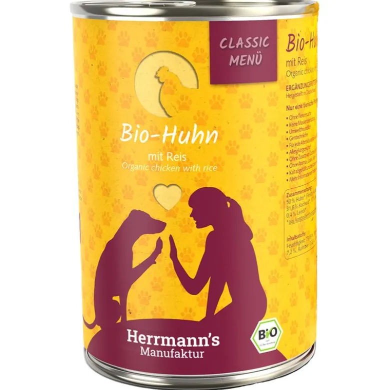 Økonomipakke: 24 x 400 g Herrmann's Øko-Menu Classic