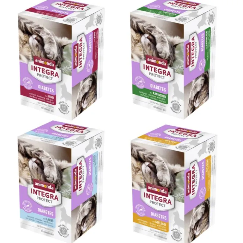 Økonomipakke: 24 x 100 g Integra Protect Adult Diabetes bakke