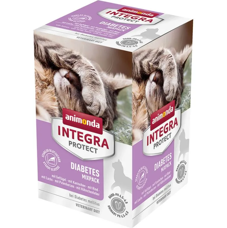 Økonomipakke: 24 x 100 g Integra Protect Adult Diabetes bakke