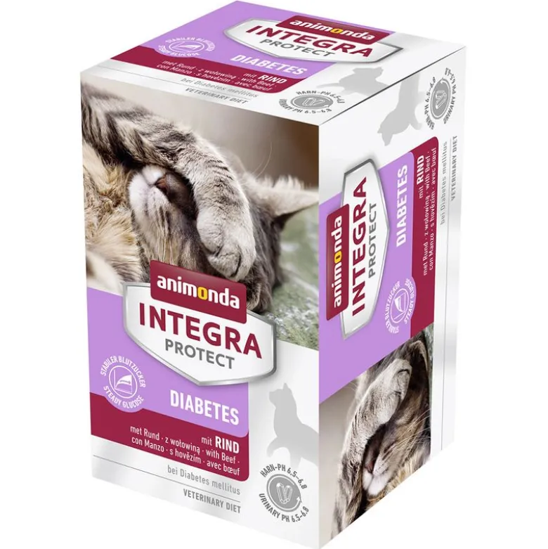 Økonomipakke: 24 x 100 g Integra Protect Adult Diabetes bakke