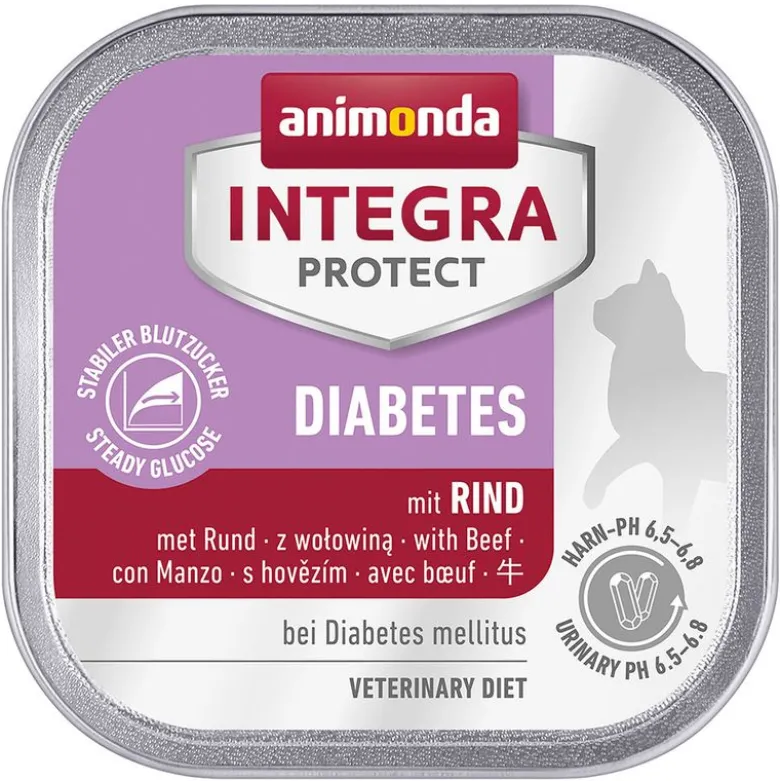 Økonomipakke: 24 x 100 g Integra Protect Adult Diabetes bakke