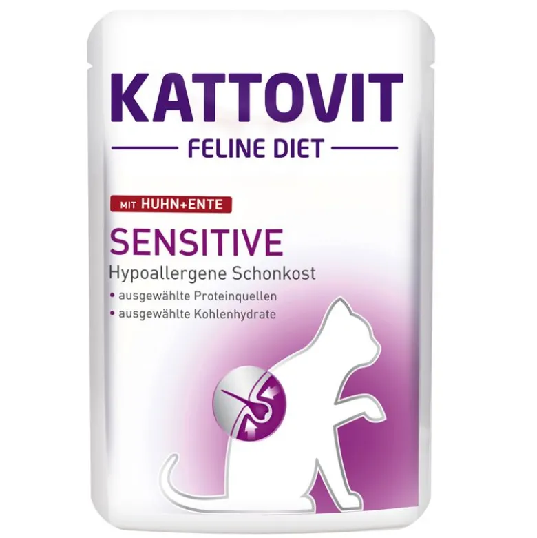 Økonomipakke: 24 x 85 g Kattovit portionsposer