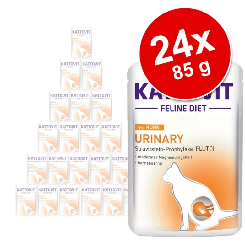 Økonomipakke: 24 x 85 g Kattovit portionsposer
