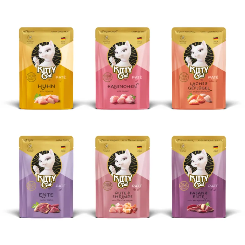 Økonomipakke: 24 x 85 g KITTY Cat Adult Pâté