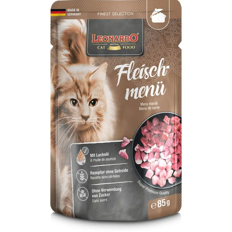 Økonomipakke: 32 x 85 g Leonardo Finest Selection Pouch