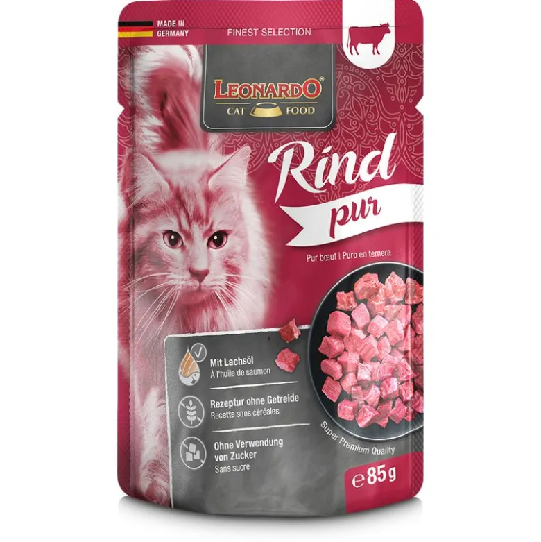 Økonomipakke: 32 x 85 g Leonardo Finest Selection Pouch