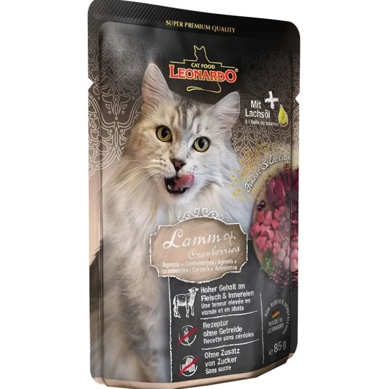 Økonomipakke: 32 x 85 g Leonardo Finest Selection Pouch