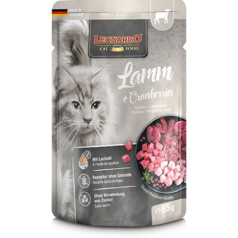 Økonomipakke: 32 x 85 g Leonardo Finest Selection Pouch