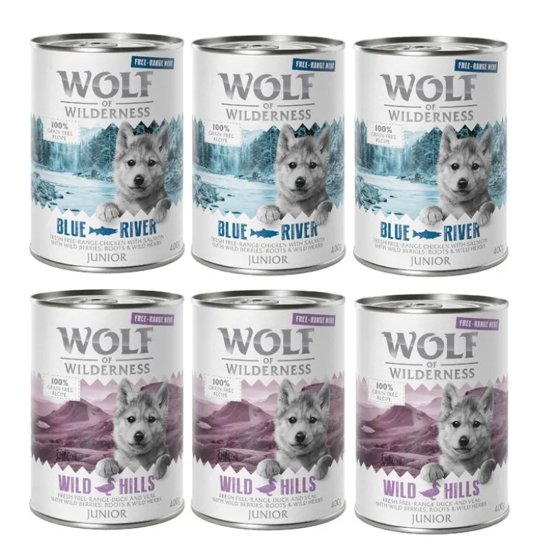 Økonomipakke: 12 x 400 g Little Wolf of Wilderness