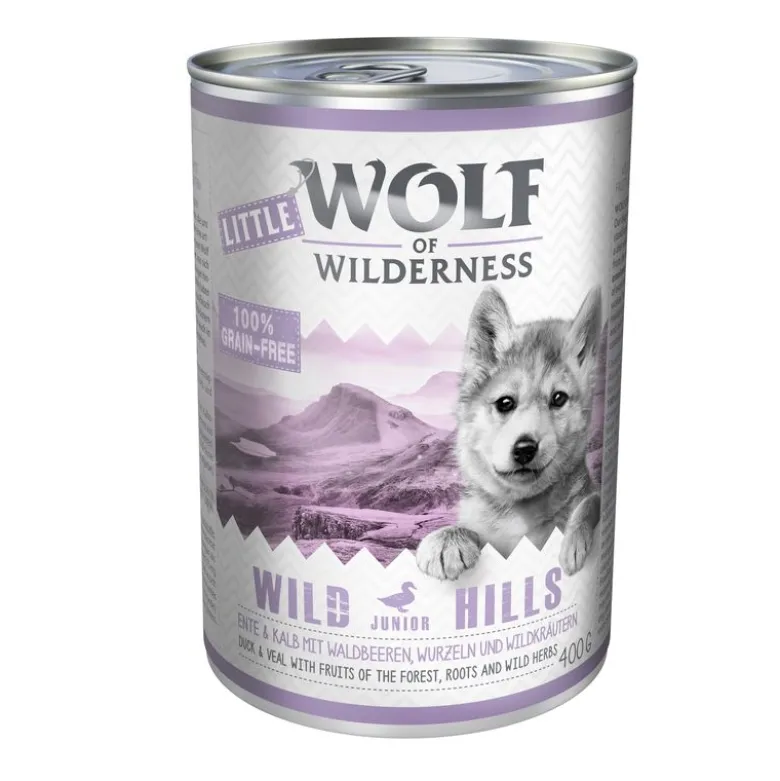 Økonomipakke: 12 x 400 g Little Wolf of Wilderness