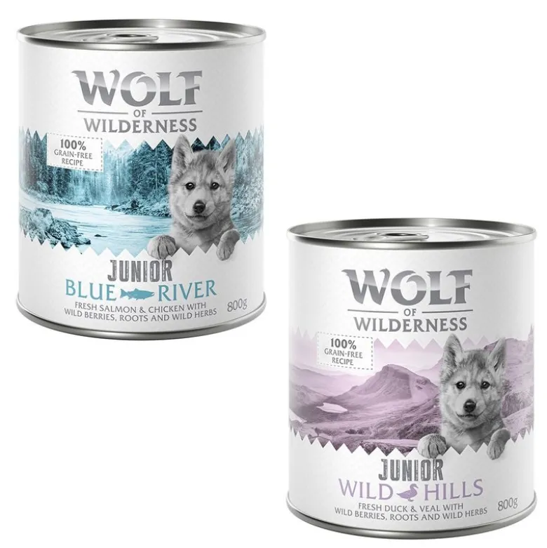 Økonomipakke: 12 x 800 g Little Wolf of Wilderness