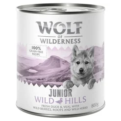 Økonomipakke: 12 x 800 g Little Wolf of Wilderness
