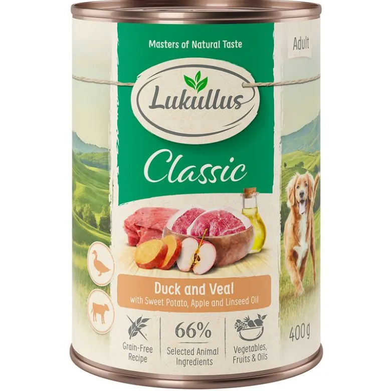Økonomipakke: 24 x 400 g Lukullus Adult