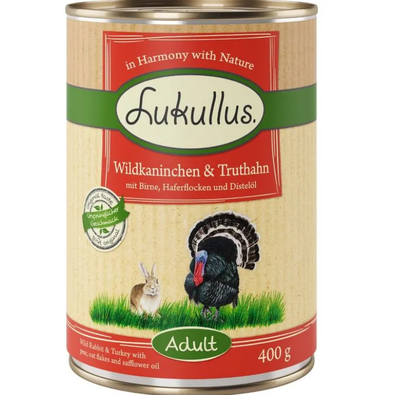 Økonomipakke: 24 x 400 g Lukullus Adult