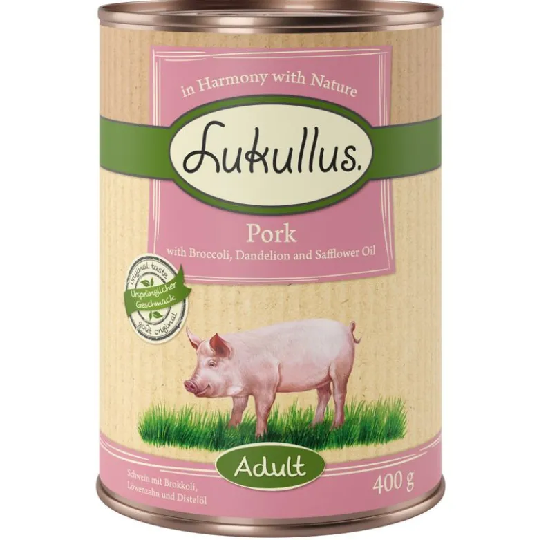 Økonomipakke: 24 x 400 g Lukullus Adult