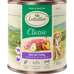 Økonomipakke: 24 x 800 g Lukullus Naturkost Senior