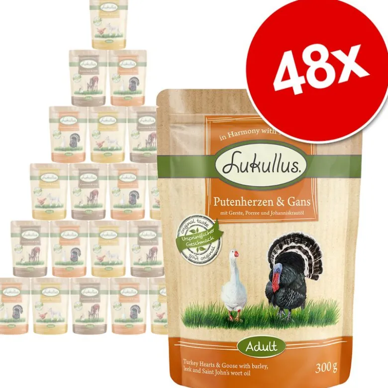 Økonomipakke: 48 x 300 g Lukullus Poser