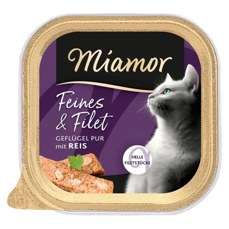 Økonomipakke: 32 x 100 g Miamor Feine & Filet