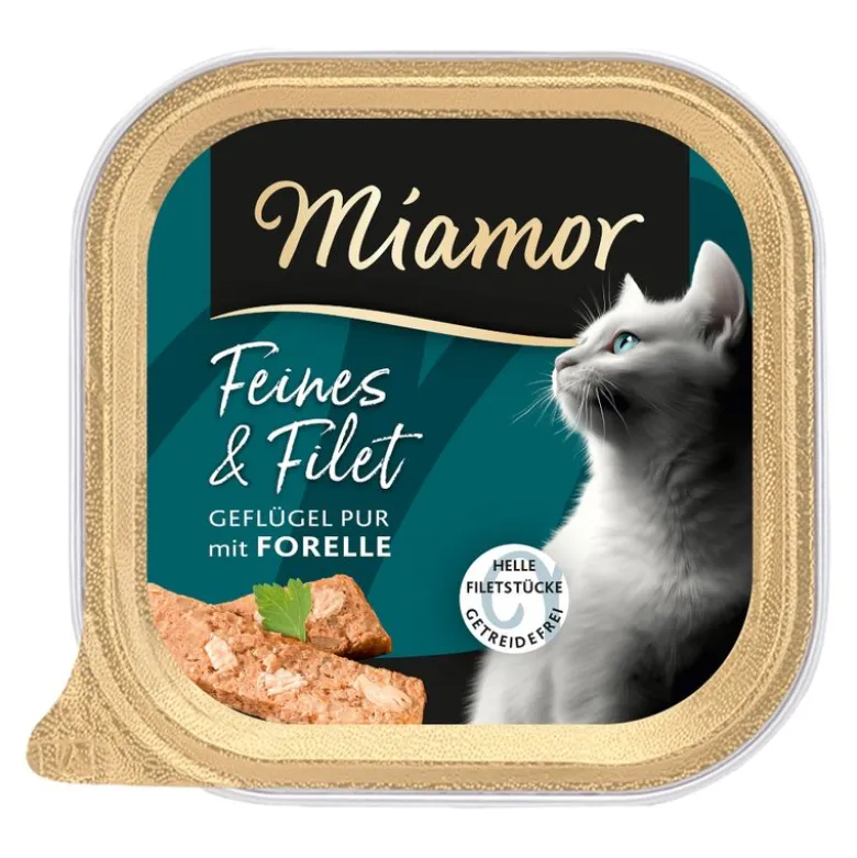 Økonomipakke: 32 x 100 g Miamor Feine & Filet