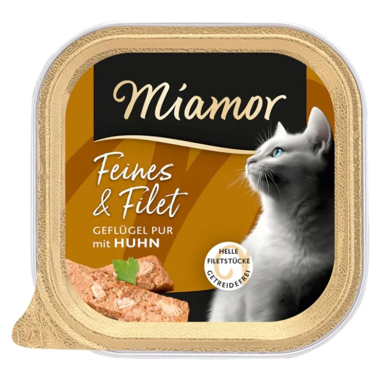 Økonomipakke: 32 x 100 g Miamor Feine & Filet