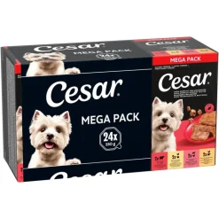 Økonomipakke: 24 x 150 g Mix Cesar alubakker