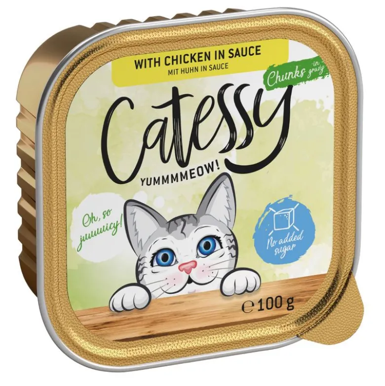 Økonomipakke: 64 x 100 g Mix-pakke Catessy bakker