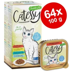 Økonomipakke: 64 x 100 g Mix-pakke Catessy bakker