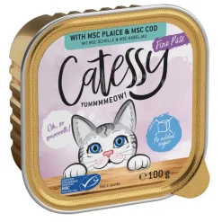 Økonomipakke: 64 x 100 g Mix-pakke Catessy bakker