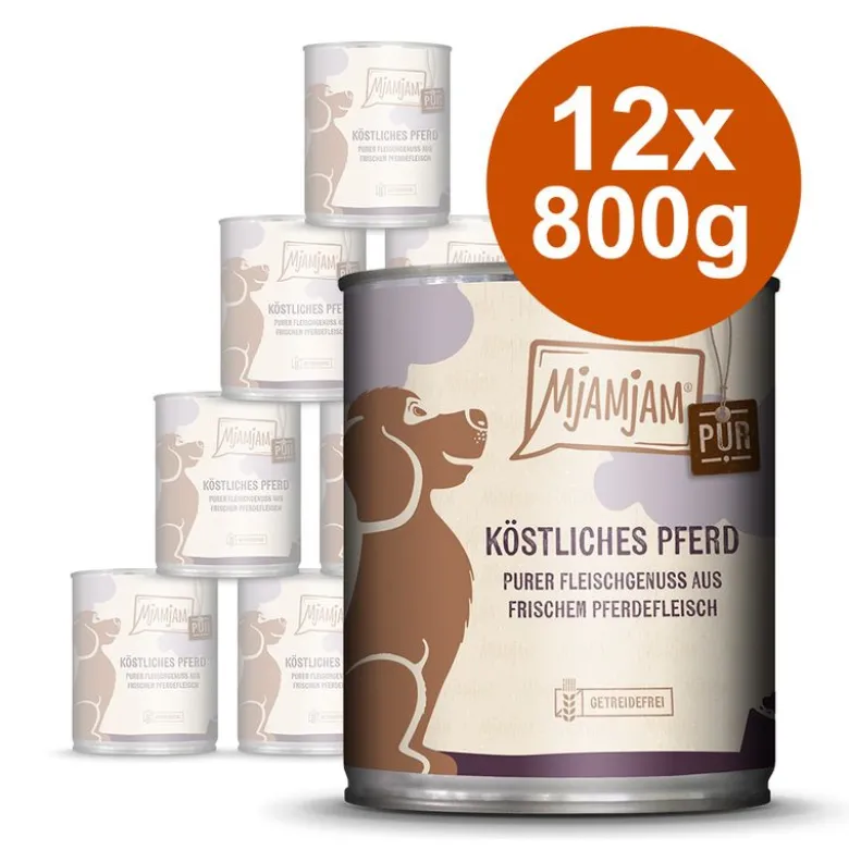 Økonomipakke: 12 x 800 g MjAMjAM Ren Kødnydelse