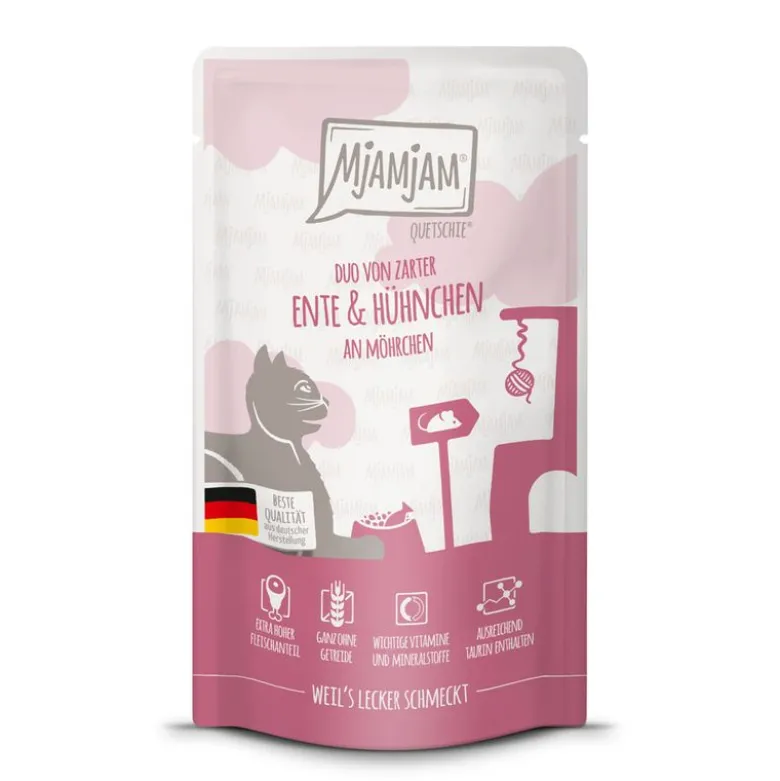 Økonomipakke: 24 x 125 g MjAMjAM Squeezies