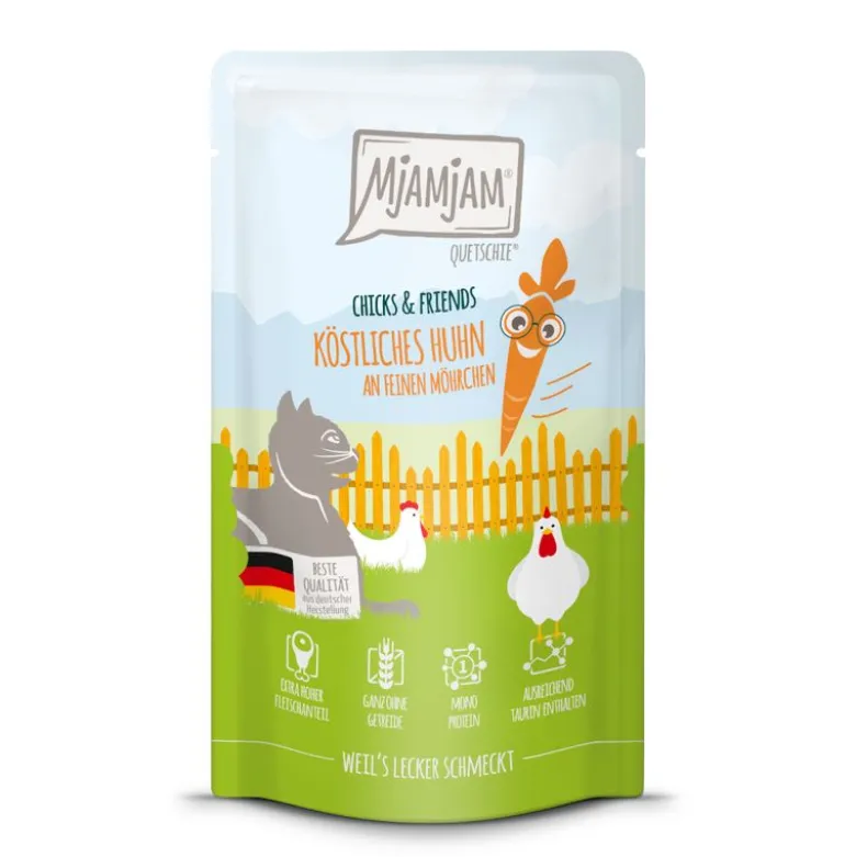 Økonomipakke: 24 x 125 g MjAMjAM Squeezies