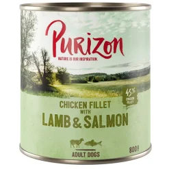 Økonomipakke: 24 x 800 g Purizon Adult