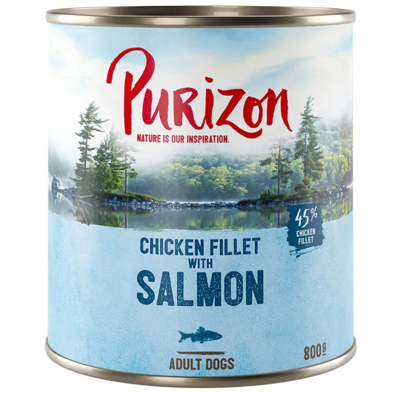 Økonomipakke: 24 x 800 g Purizon Adult