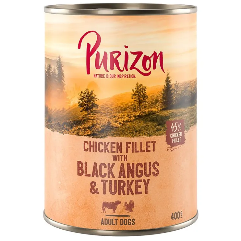 Økonomipakke: 12 x 400 g Purizon Adult