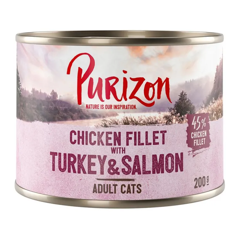 Økonomipakke: 24 x 200 g Purizon Adult