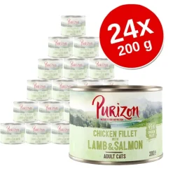 Økonomipakke: 24 x 200 g Purizon Adult