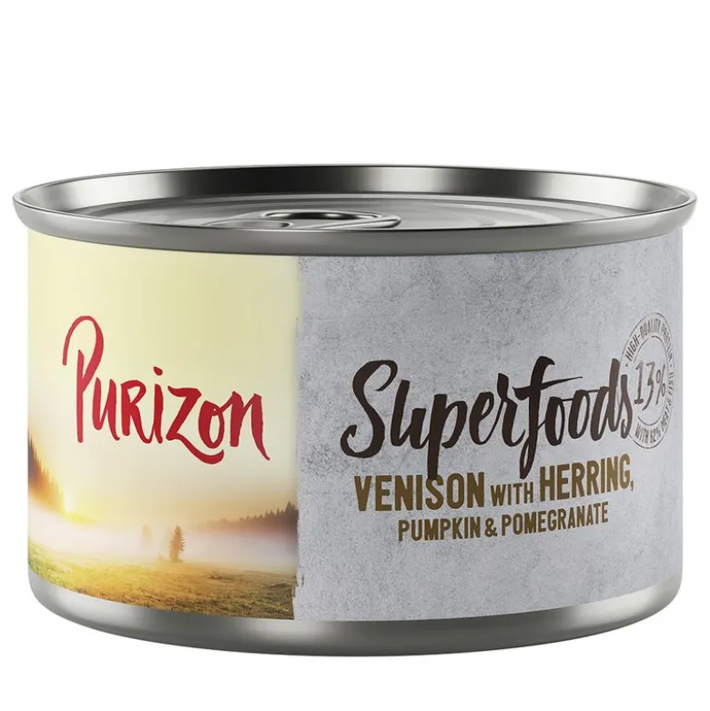 Økonomipakke: 24 x 140 g Purizon Superfoods