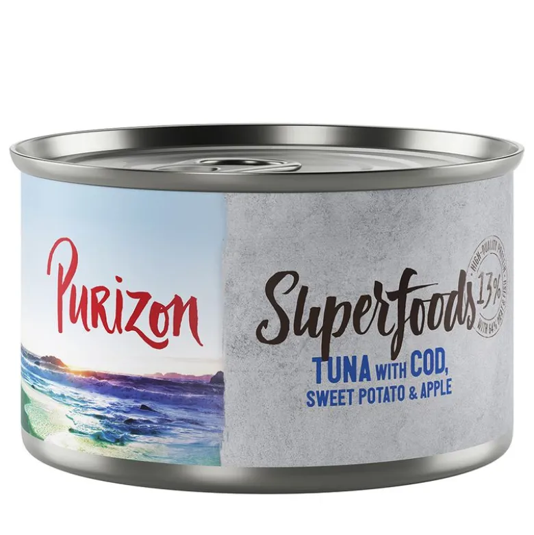 Økonomipakke: 24 x 140 g Purizon Superfoods