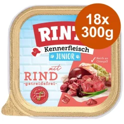 Økonomipakke: 18 x 300 g RINTI Kød for Kendere Junior