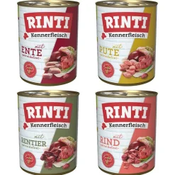 Økonomipakke: 24 x 800g RINTI Kennerfleisch