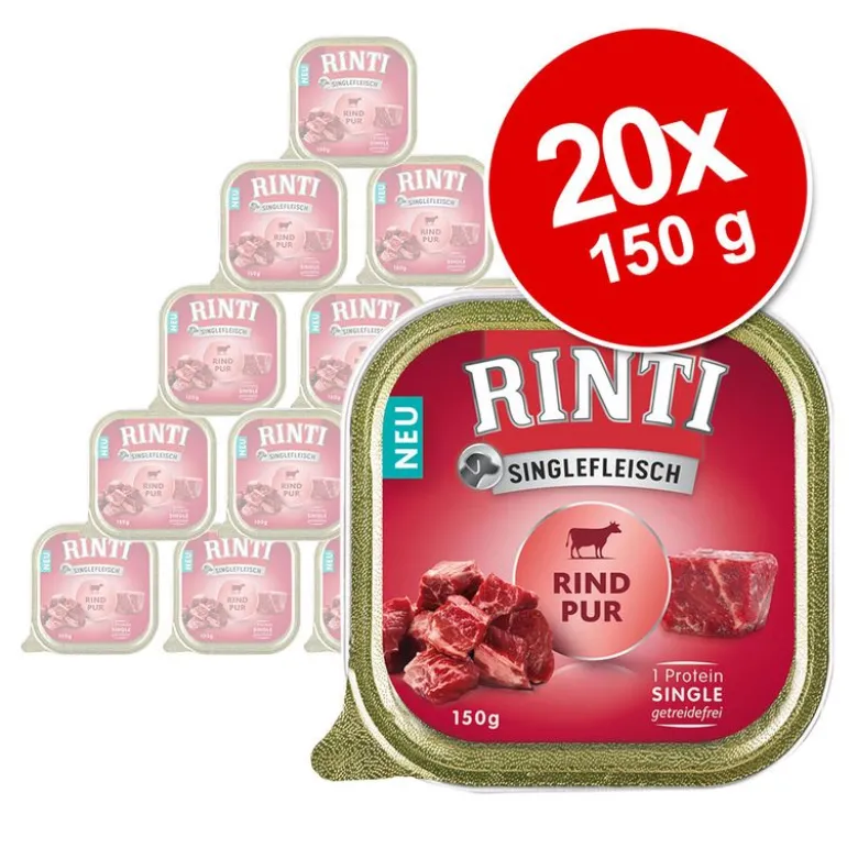Økonomipakke: 20 x 150 g RINTI Singlefleisch